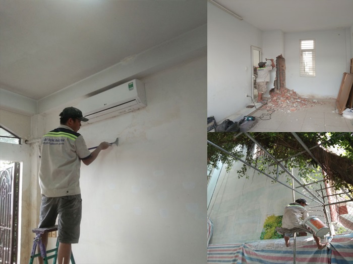 Quy trình sửa chữa tại nhà Tân Bình