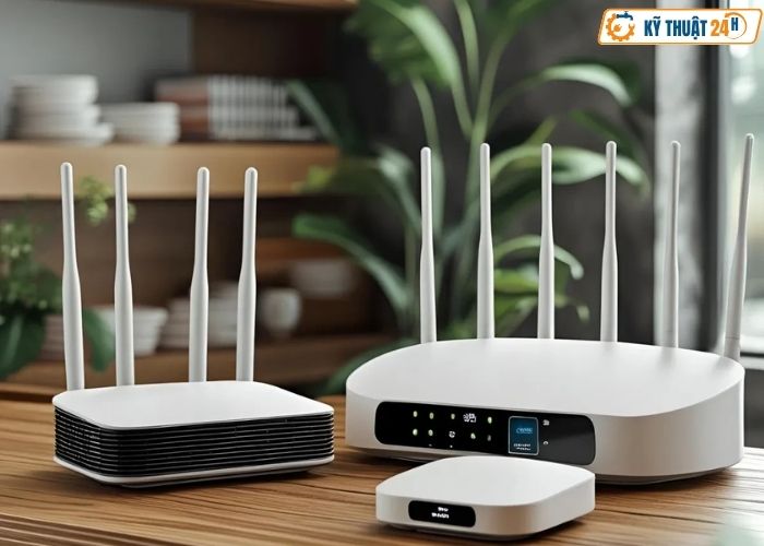 Hệ thống WiFi văn phòng sử dụng WiFi 6, VLAN và roaming